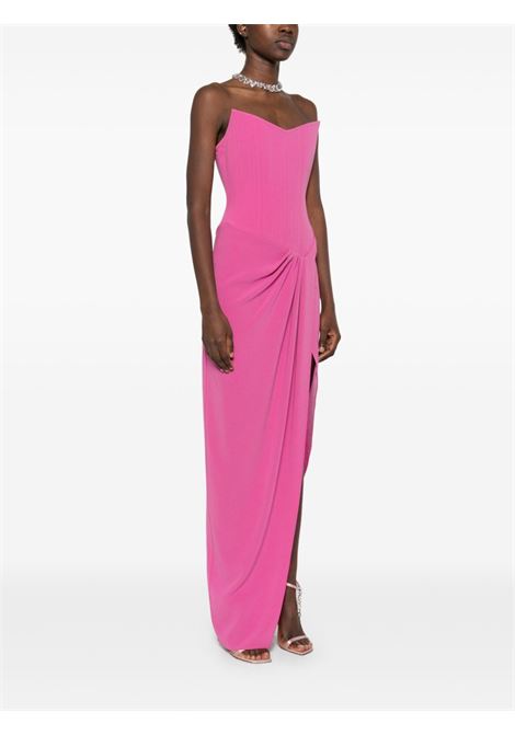 Pink crepe corset maxi dress Alex perry - women ALEX PERRY | D1423CNDY